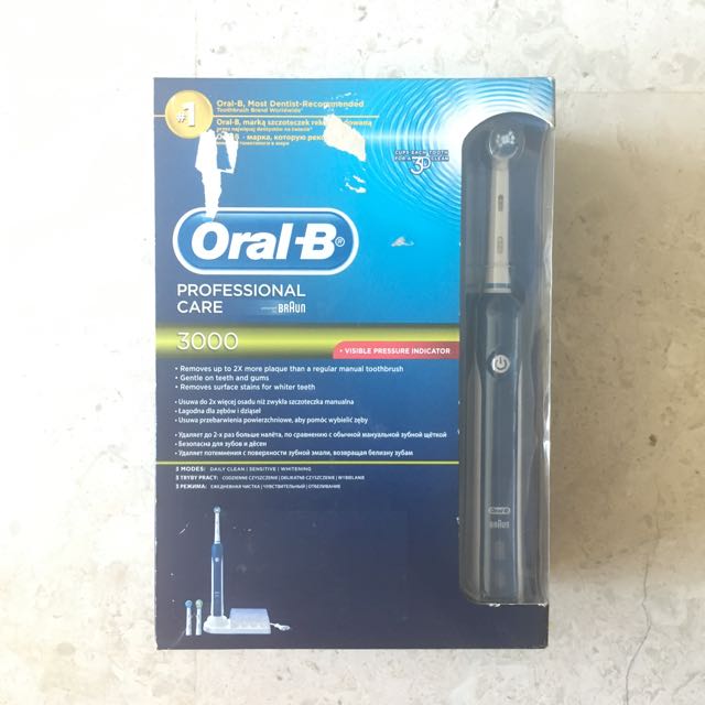 Oral B Professional Care 3000 Electric Toothbrush Health Beauty Hand Foot Care On Carousell