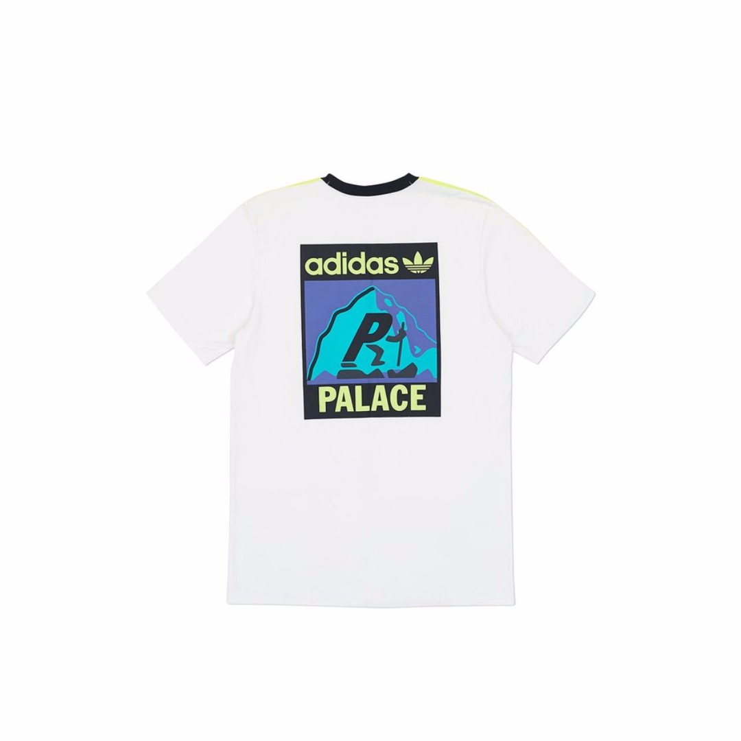 Palace Skateboards x Adidas Tee Shirt Ultimo White, Men's Fashion, Clothes  on Carousell