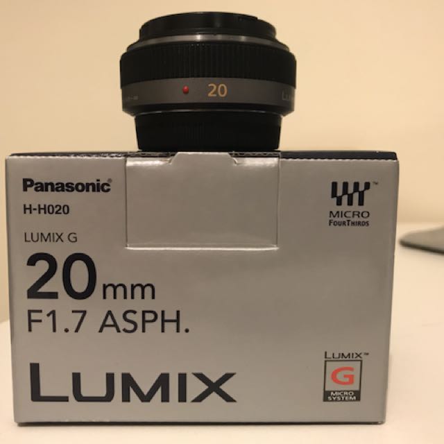 Panasonic Lumix lens 20mm 11.7 m43 Mount, Photography, Cameras on