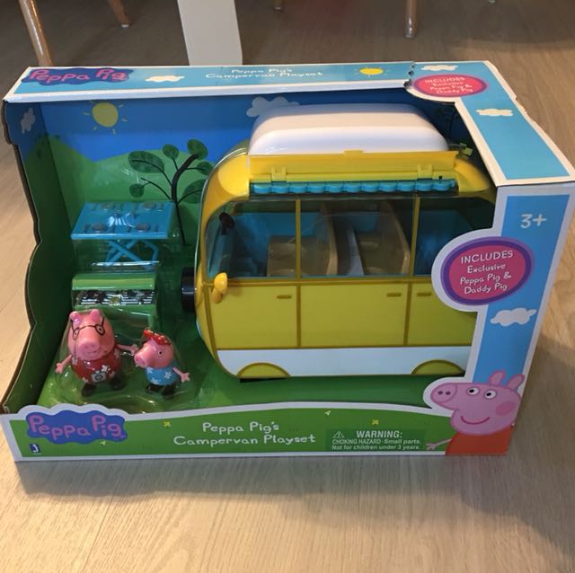 peppa campervan playset