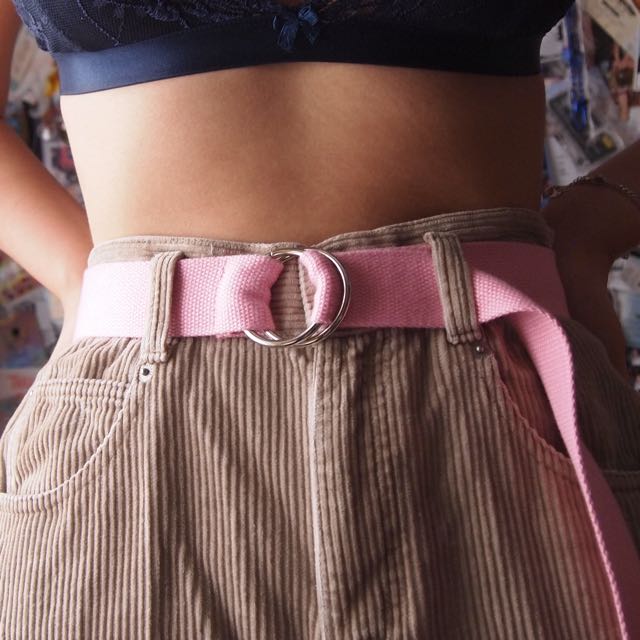 Pink D Ring 90s Y2K Belt, Women's Fashion, Accessories on Carousell
