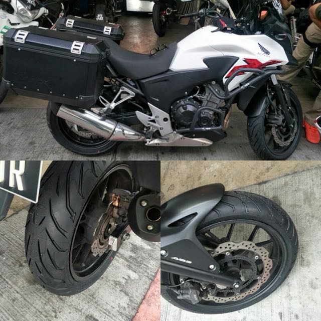 Pirelli Angel St Tyres 1 70 17 And 160 60 17 Motorcycles Motorcycle Accessories On Carousell
