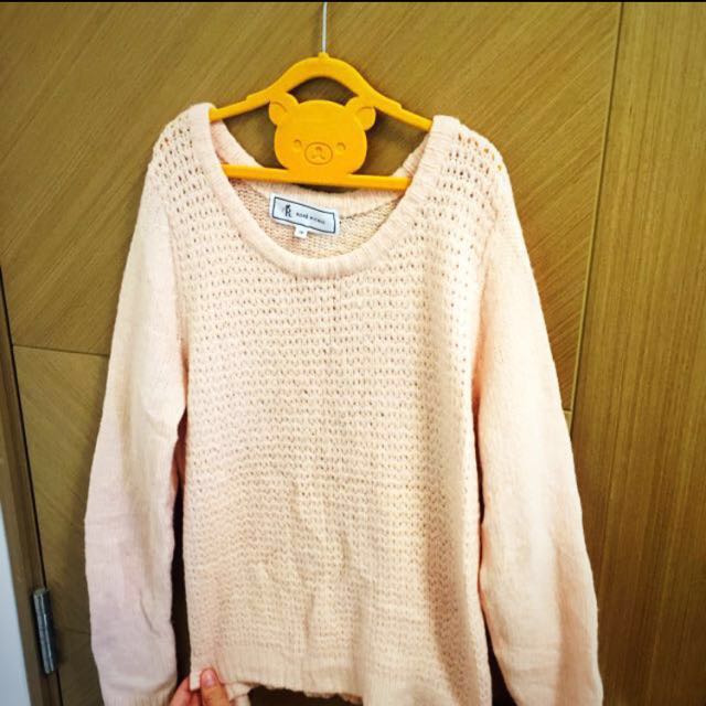 日本牌子rope Picnic 粉紅色冷衫 女裝 女裝上衣 外套 Carousell