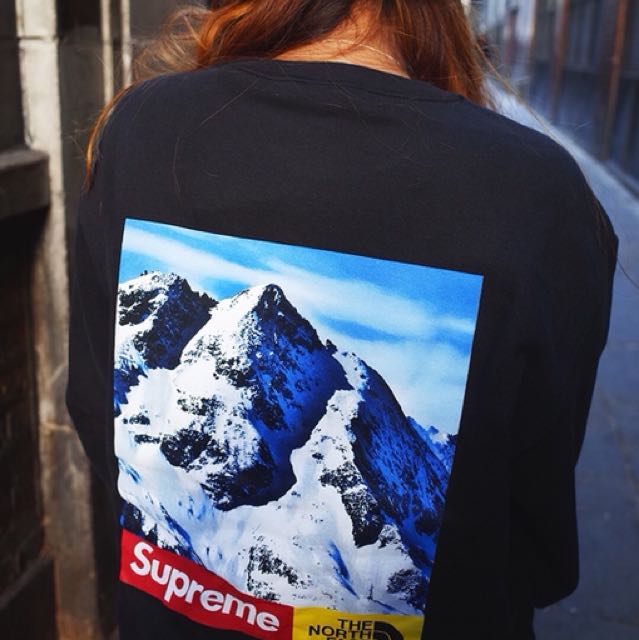 Supreme x The North Face Mountain Crewneck Sweatshirt, Men's 