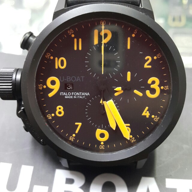 U Boat Italo Fontana Flightdeck Automatic Left Hook Chronograph