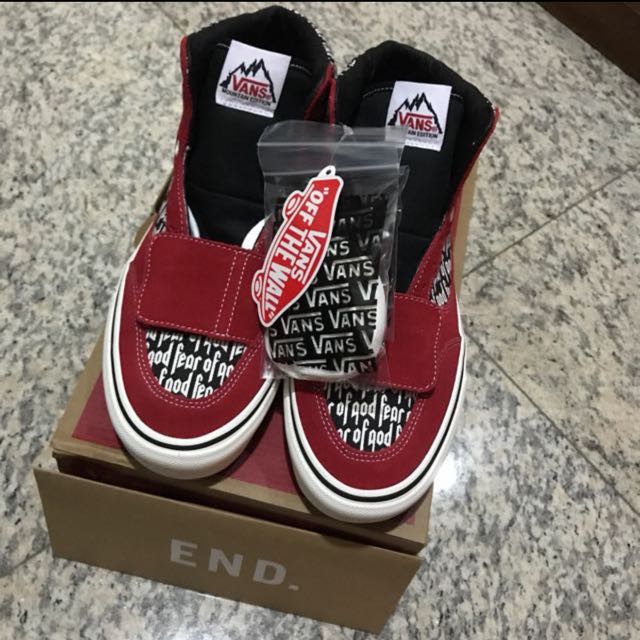 US8 vans x fog mountain Men s Fashion Footwear Sneakers on Carousell