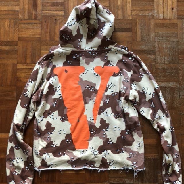 Vlone desert cheap camo hoodie