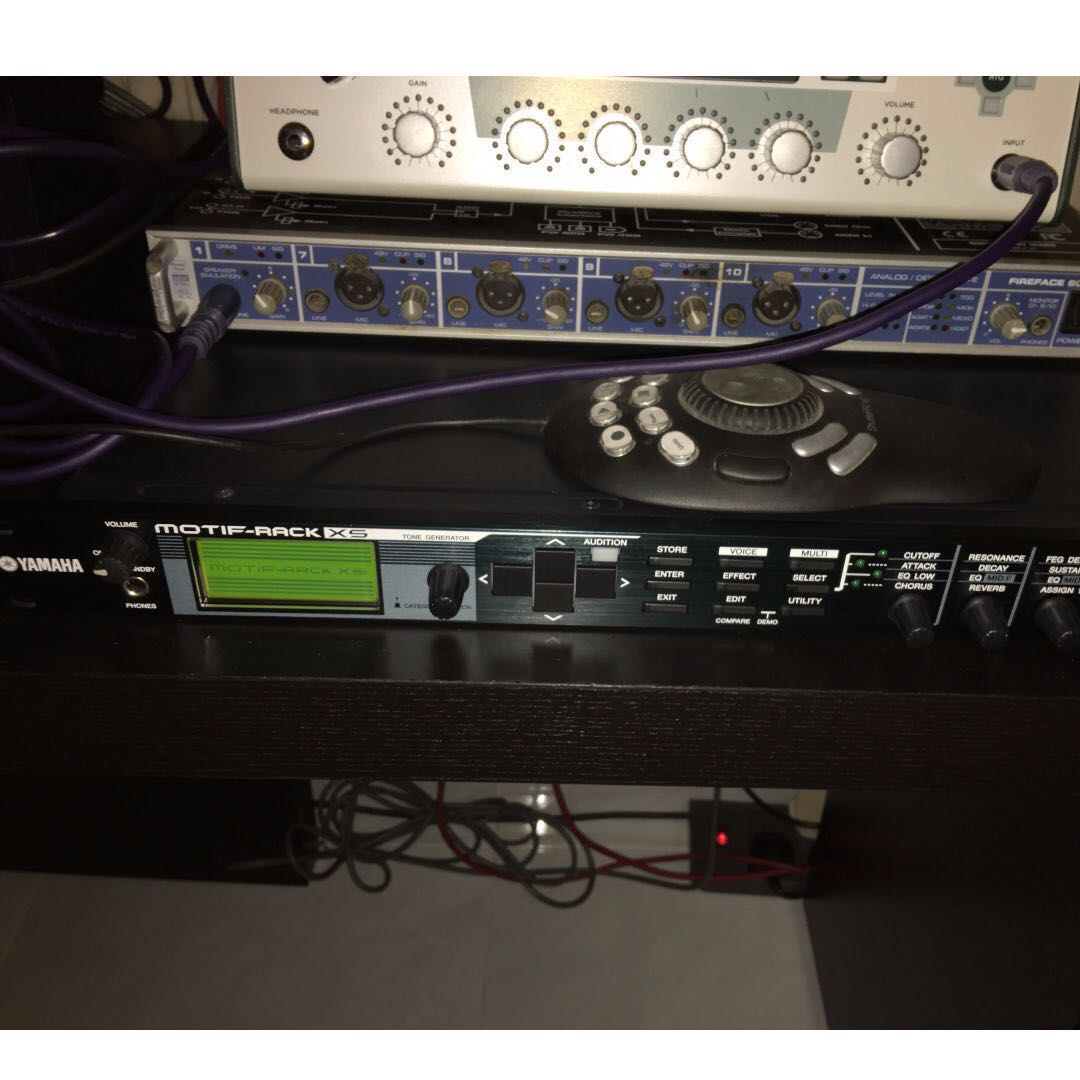 Yamaha Motif Rack Xs Music Media Music Instruments On Carousell