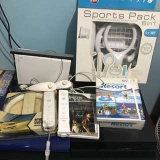 used wii game console