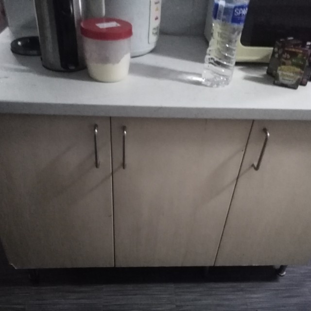 3 Door Kitchen Cabinet Cupboard Furniture Home Living Furniture Shelves Cabinets Racks On Carousell