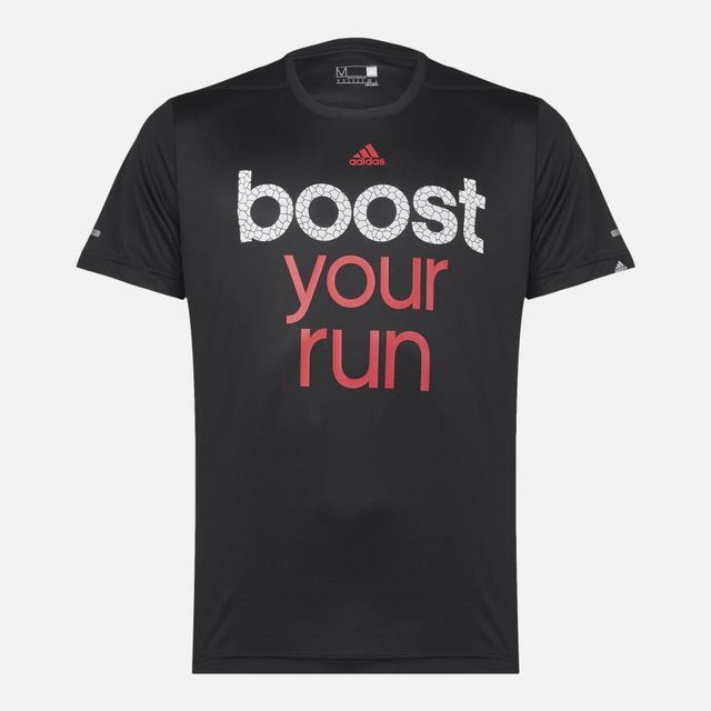 Adidas “Boost Your T Shirt, Men's Fashion, Tops & Sets, Tshirts & Polo Shirts on Carousell