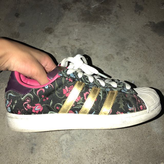 Adidas Superstar Floral Limited US 6.5 