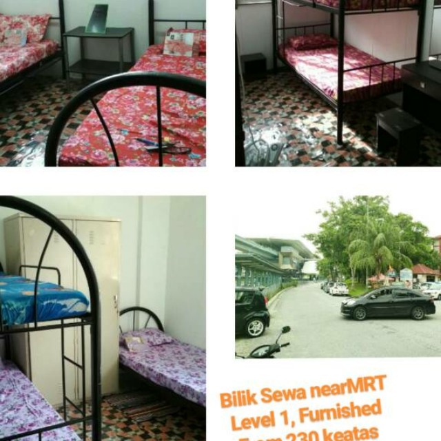 Bilik Sewa Sharing Sebelah Mrt Station Damansara Furnished