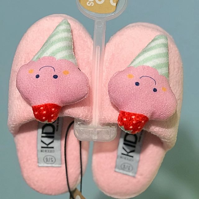 Bn Cotton On Kids Ice Cream Novelty Bedroom Slippers