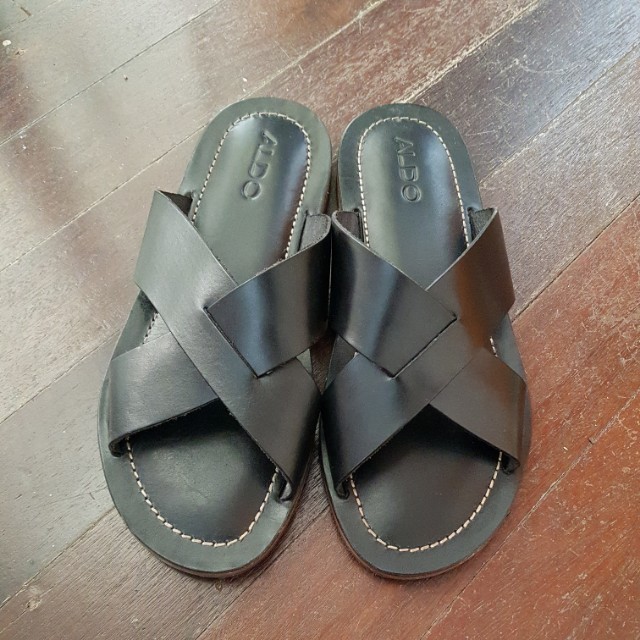 Aldo mens new arrivals leather sandals