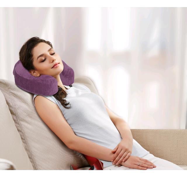 Brand New Sealed Blue Ogawa Memory Foam Luxurious Travel Pillow Cushion Touch Push Neck Support Babies Kids Maternity Care on Carousell