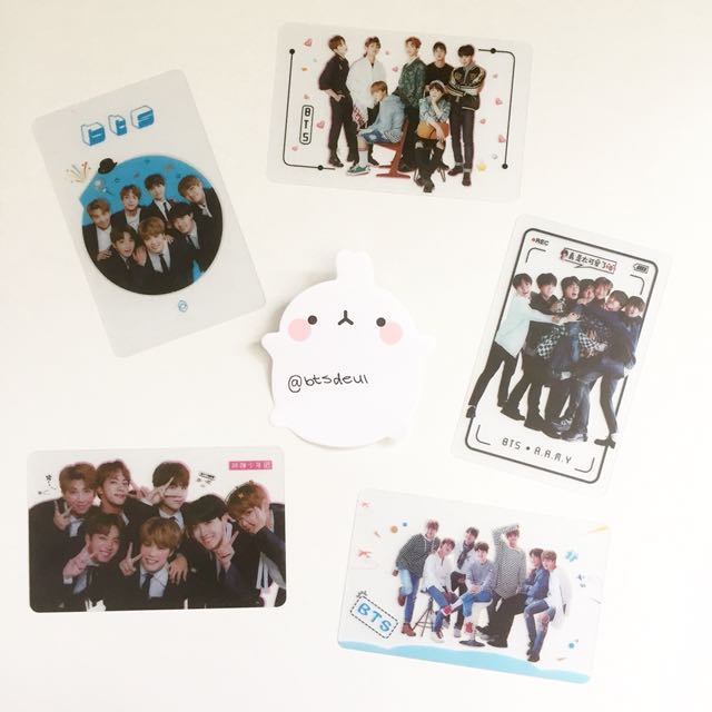 Bts Group Transparent Photocards K Wave On Carousell