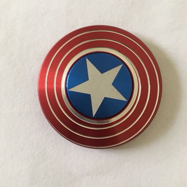 captain america shield fidget spinner