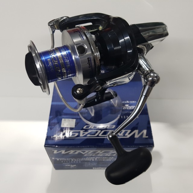Just & Again ln Place with Additional Spool & Offers Price.!!).The 'DAIWA'  Surf Cast Reel.!= Daiwa- WINDCAST 6000(Reel wt: 610g, Max drag: 15kg.),  Sports Equipment, Fishing on Carousell
