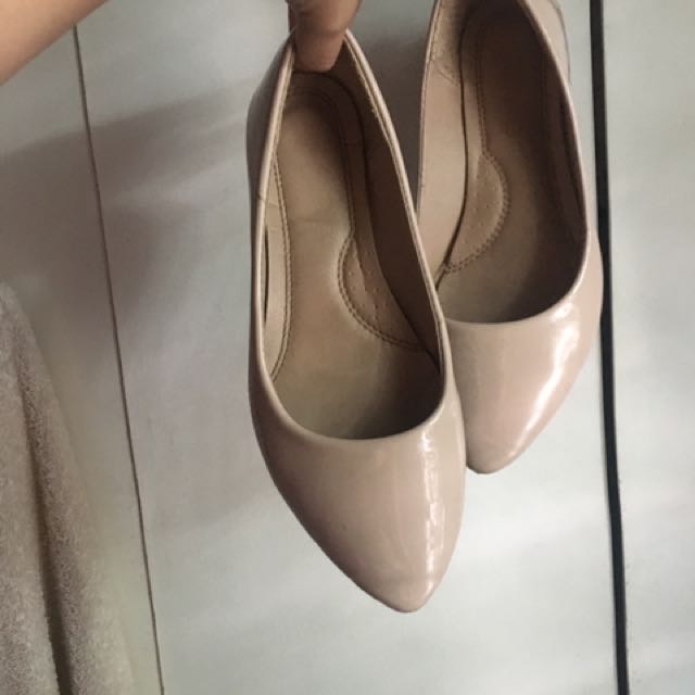doll shoes nude