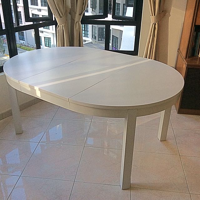 Bjursta extendable hotsell table round