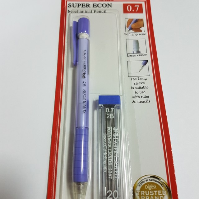 Faber Castell Mechanical Pencil And 2b Pencil Lead Set Books