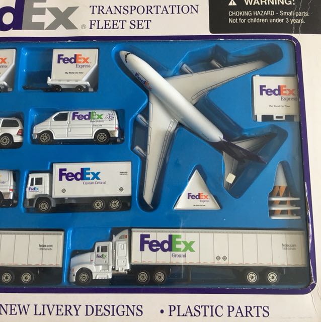 Toys & Hobbies FedEx Federal Express Diecast Transportation Fleet Set