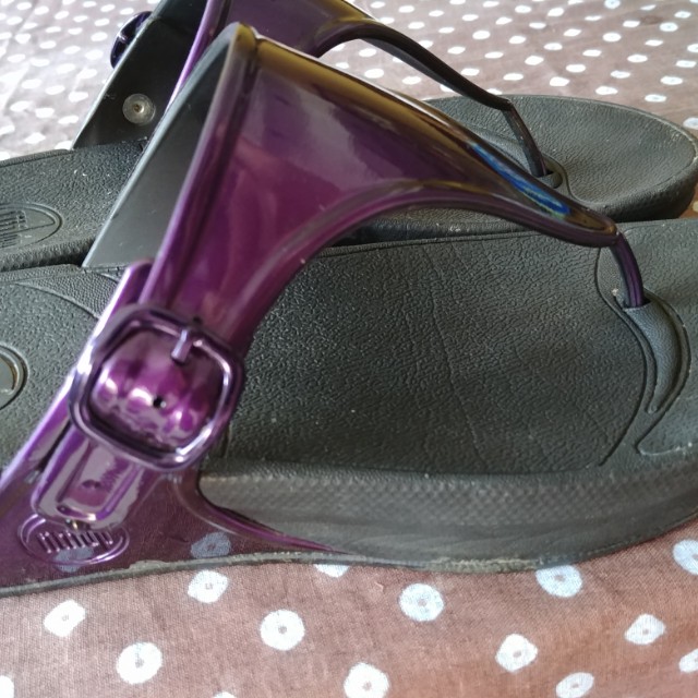 purple jelly sandals womens