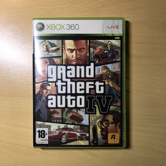 Gta Iv Grand Theft Auto 4 Xbox 360 Game Good Condition Toys Games Video Gaming Video Games On Carousell - gta 5 cover xboxgrand theft auto v xbox 360 box ar roblox