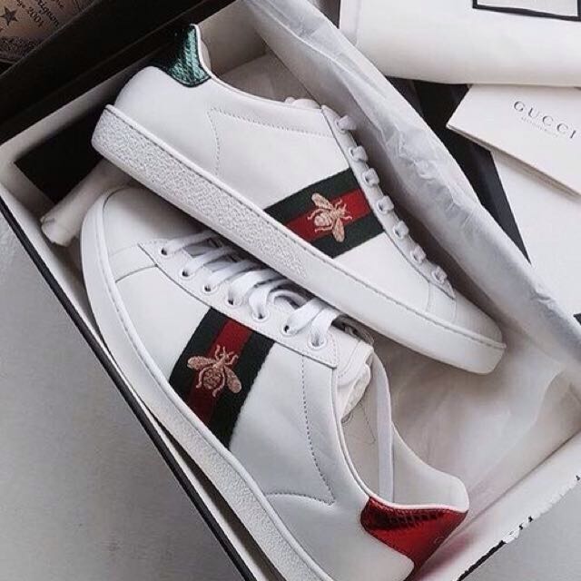 Gucci Ace Bee Sneakers, Women's Fashion, Shoes on Carousell