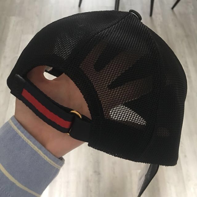 Gucci Unisex Angry Cat Cap, Luxury, Accessories On Carousell