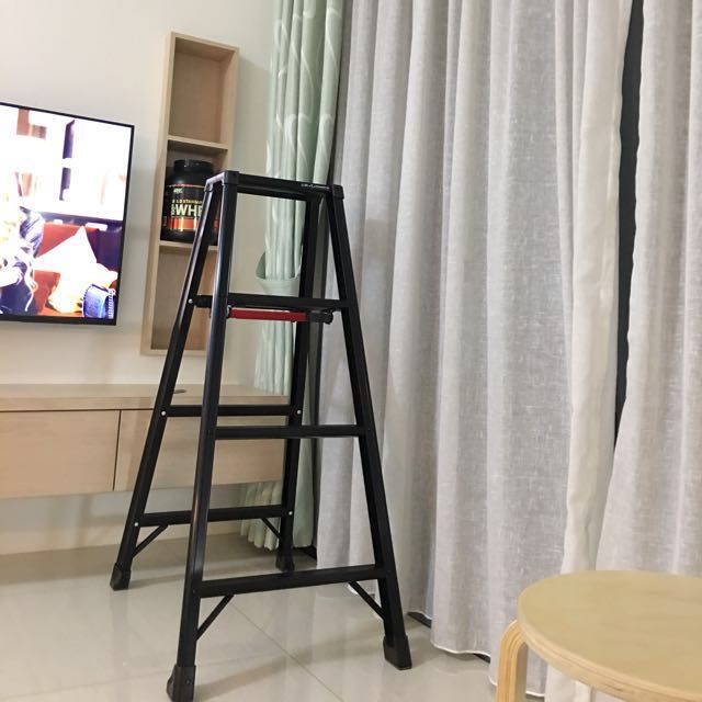 Hasegawa ladder Japanese aluminum ladder 4 steps, Furniture & Home