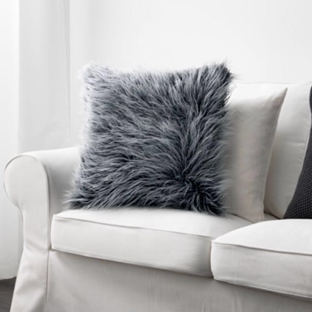 Ikea Fur Pillow