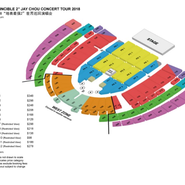 Jay Chou Concert Tickets Price For Each Entertainment Events Concerts On Carousell