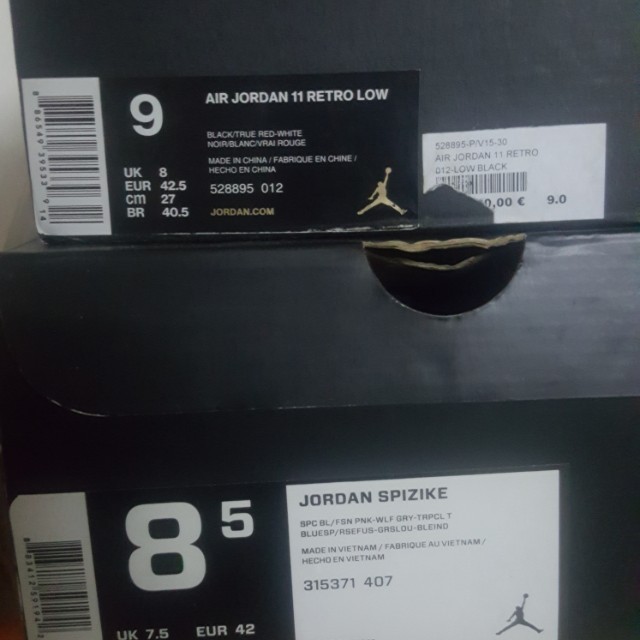 jordan spizike size 13