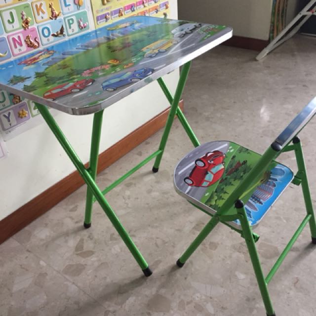 folding study table for kids