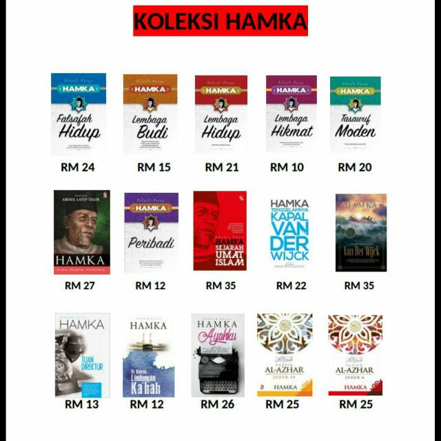 Koleksi Buku HAMKA, Hobbies & Toys, Books & Magazines, Comics & Manga