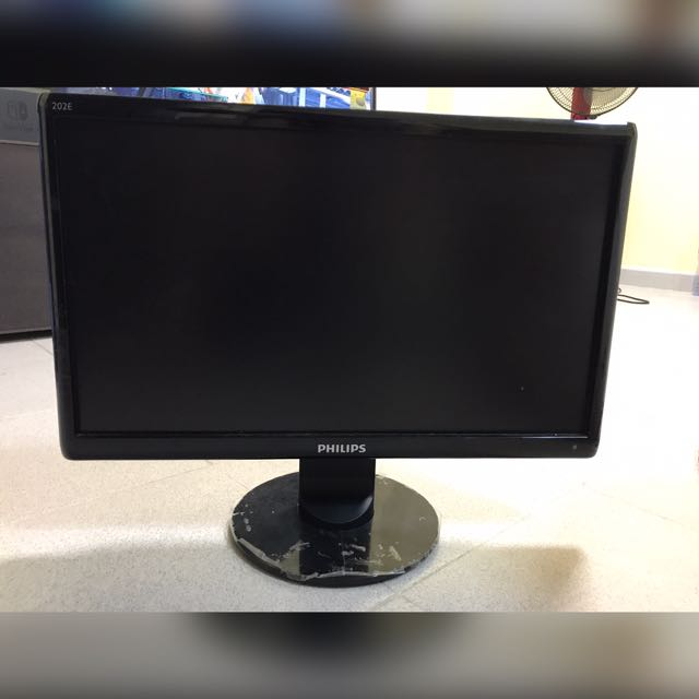 Philips 202E 20吋 LCD 顯示器 20inch monitor, 電腦＆科技, 電腦周邊及配件, 電子屏幕 - Carousell