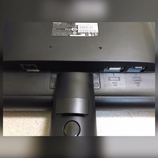 Philips 202E 20吋 LCD 顯示器 20inch monitor, 電腦＆科技, 電腦周邊及配件, 電子屏幕 - Carousell
