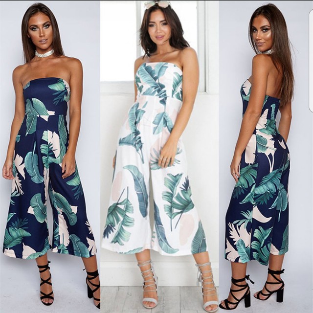 asos tropical jumpsuit