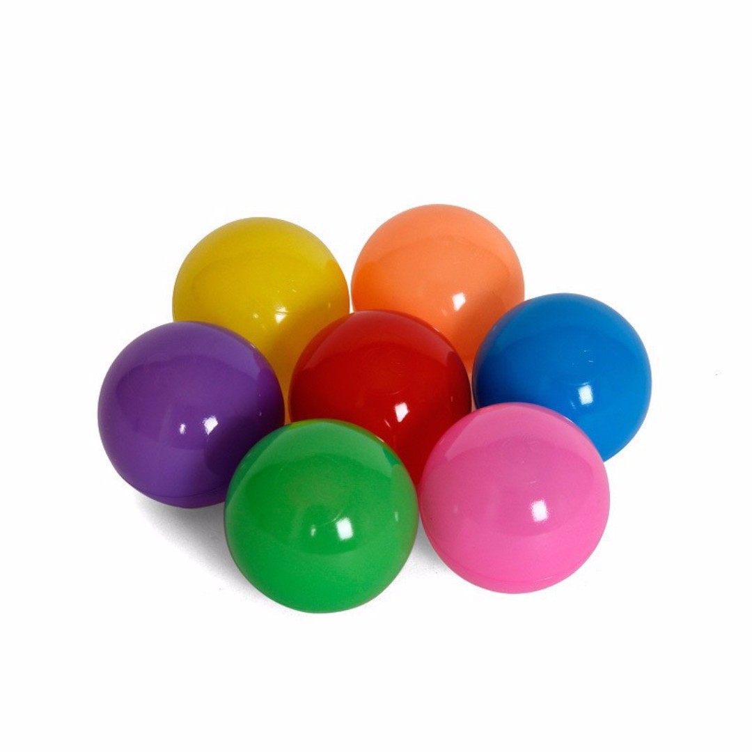 100pcs Multi-Color Cute Kids Soft Play Balls Toy for Ball Pit Swim Pit PoolODUS 