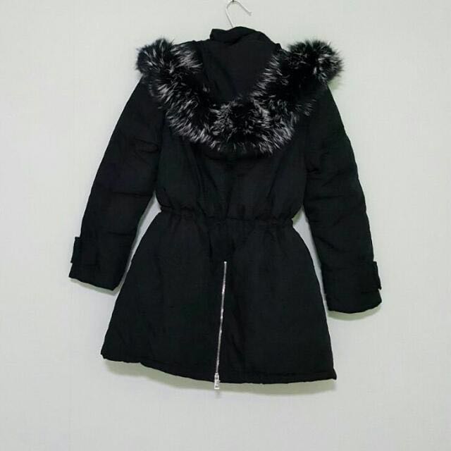 Fur trimmed parka ladies outlet