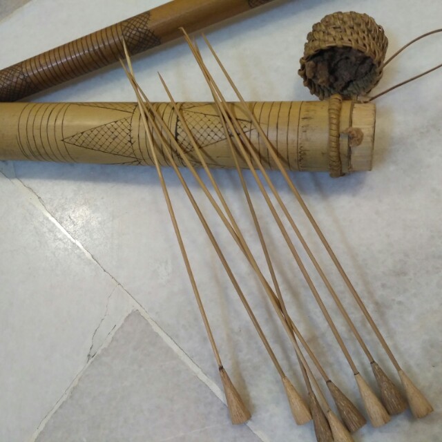 Sumpit Orang Asli Original Antiques Vintage Collectibles On Carousell