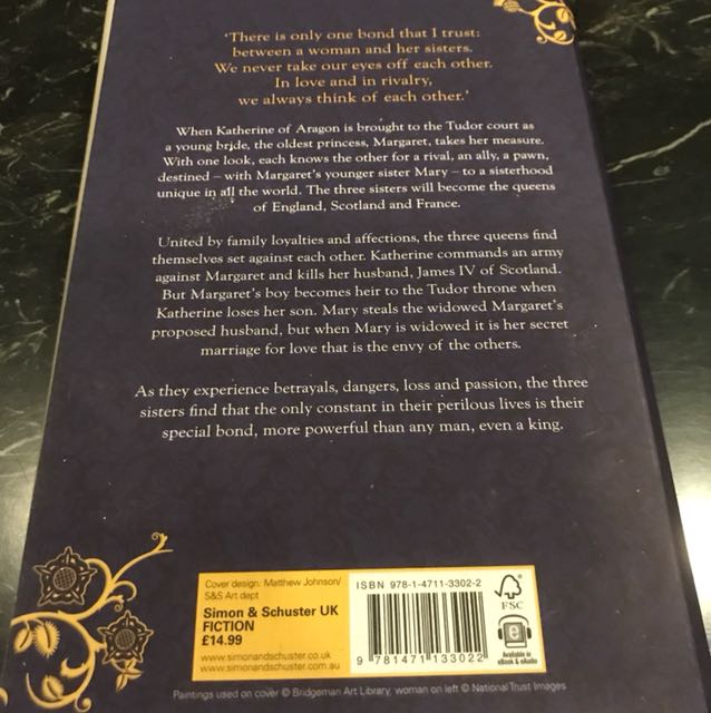 Three Sisters Three Queens By Philippa Gregory Books