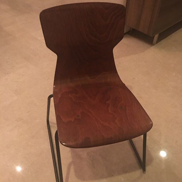 Vintage Wooden School Chair With Metal Legs Furniture Tables Vintage Wooden School Chair With Metal Legs Furniture Tables Chairs On Carou