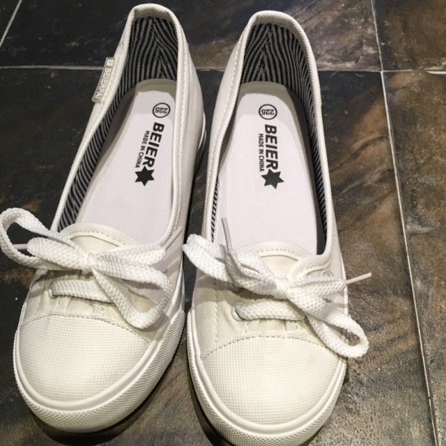 White canvas clearance heels