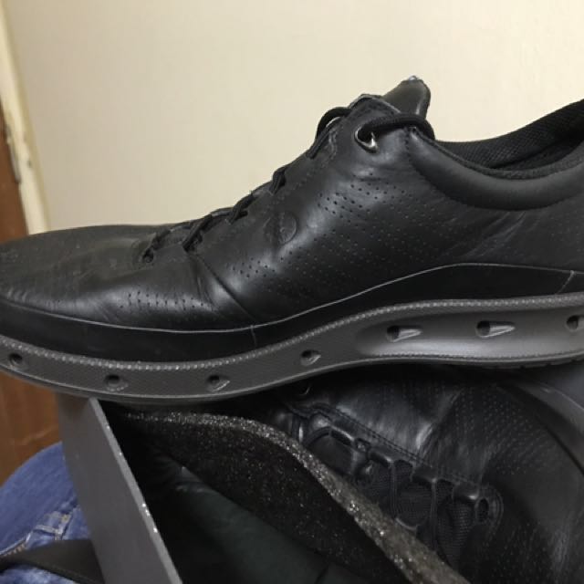 Wts Ecco mens black cool gtx in real leather price lowered , Men's Fashion,  Footwear, Dress Shoes on Carousell