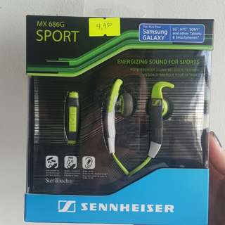 Sennheiser MX 686G Sports Earphones original