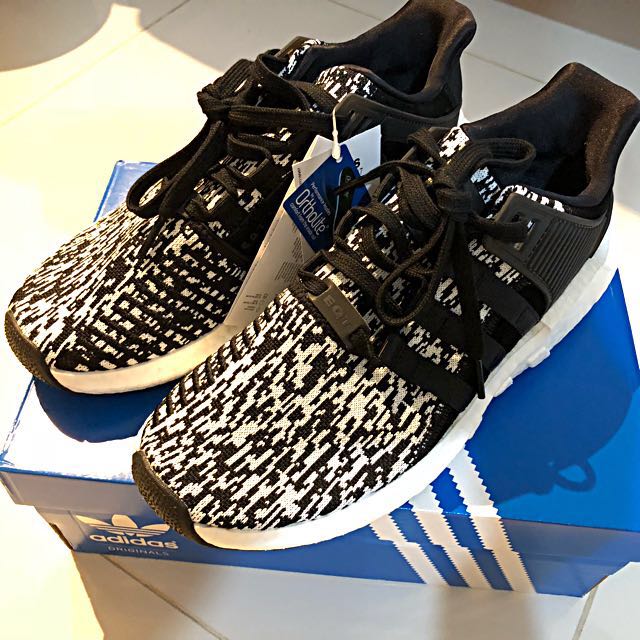 Adidas EQT Support 93 17 Black Glitch Men s Fashion Footwear Sneakers on Carousell
