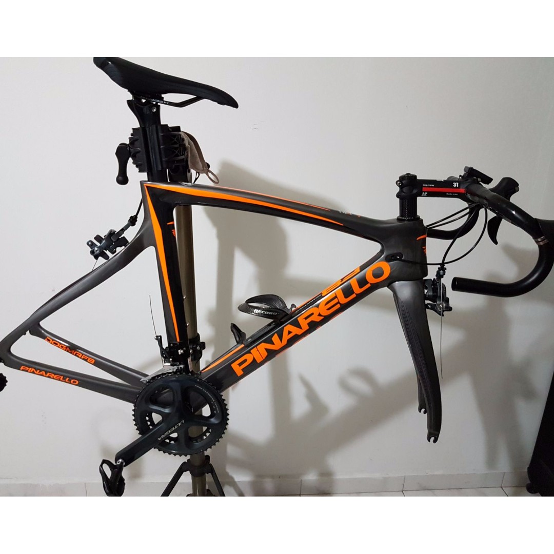 pinarello orange bike